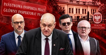 Prezes Święczkowski pod presją. Inspektorzy pracy w gmachu TK