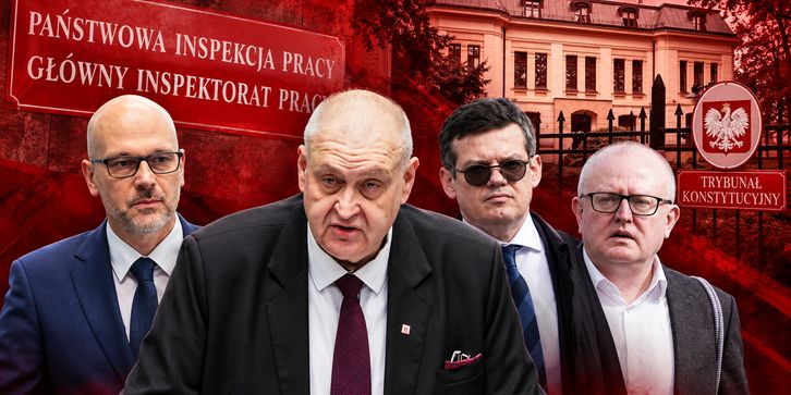 Prezes Święczkowski pod presją. Inspektorzy pracy w gmachu TK