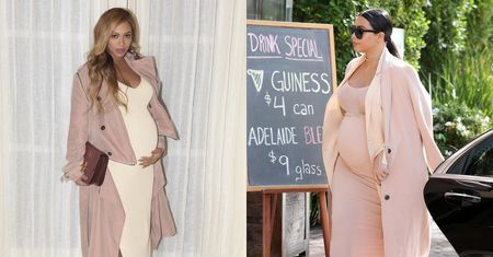 Beyonce w ciąży ubiera się jak... Kim Kardashian? (ZDJĘCIA)