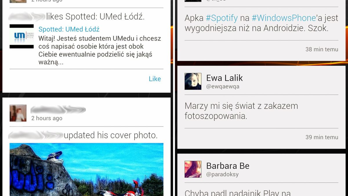 SO.HO - bardzo społecznościowy launcher na Androida 1