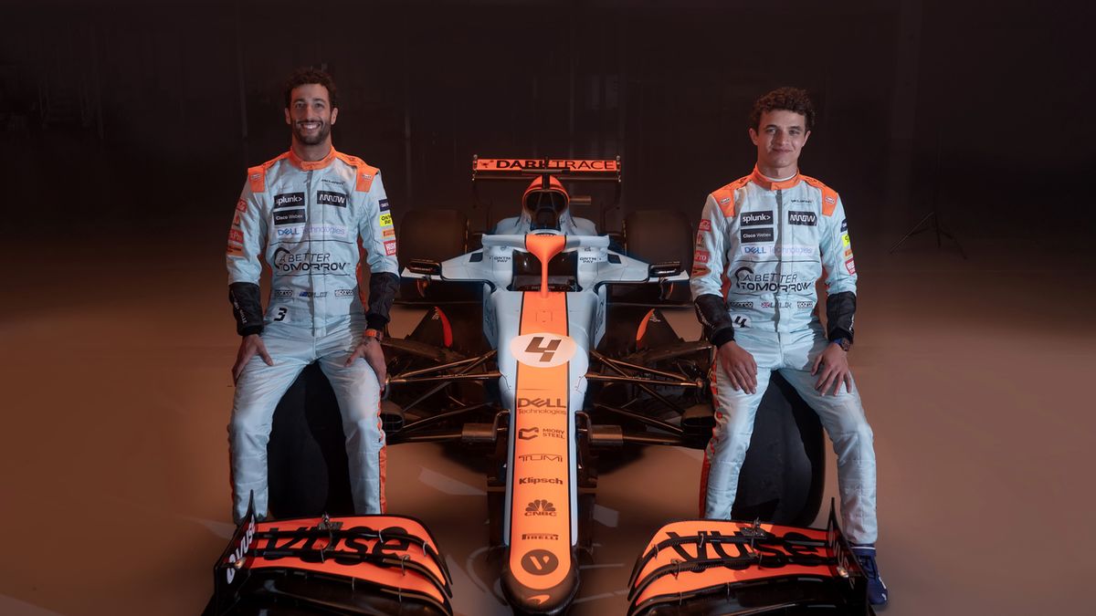 Materiały prasowe / McLaren / Na zdjęciu: Daniel Ricciardo (po lewej) i Lando Norris