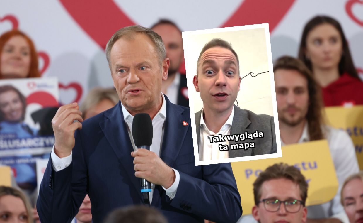 Donald Tusk i Cezary Tomczyk