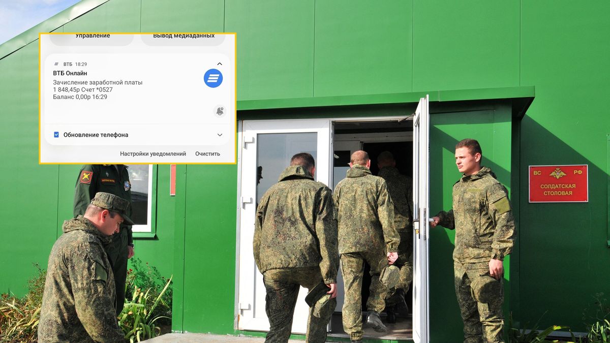 Zmobilizowani otrzymali 1,8 tys. rubli pensji 