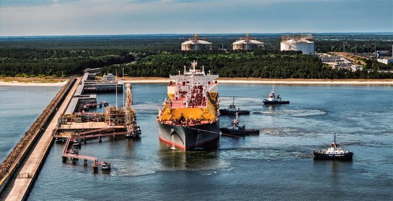 Istniejący terminal LNG w Świnoujściu, czerwiec 2025 r. 