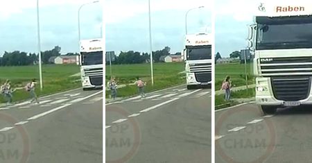 Policjant obejrzał wstrząsające nagranie. Komentuje zachowanie pieszych