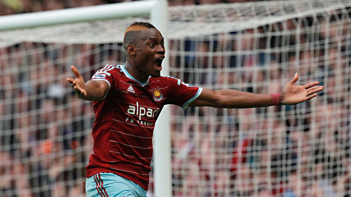 PAP/EPA / SEAN DEMPSEY / Na zdjeciu: Diafra Sakho w barwach West Ham United