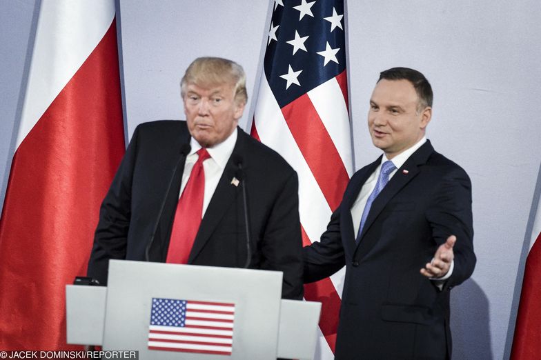 Spotkanie prezydentów Polski i USA w lipcu 2017 r.