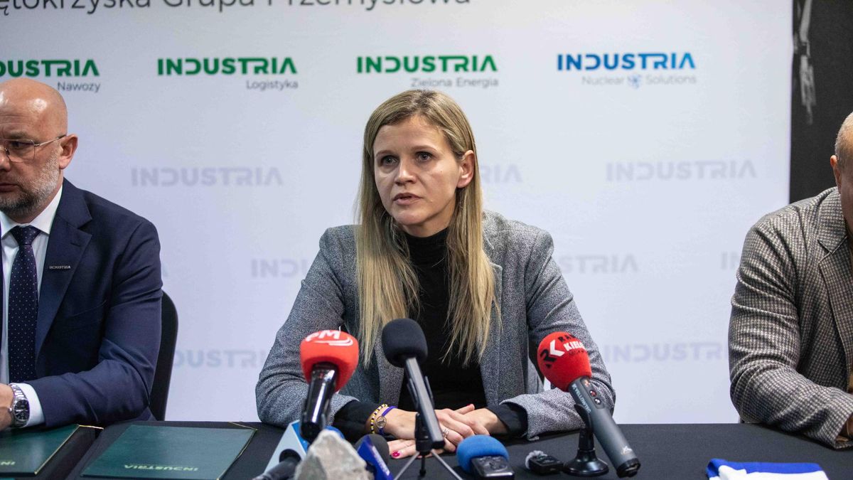 Materiały prasowe / Industria Kielce / Na zdjęciu: Magdalena Szczukiewicz