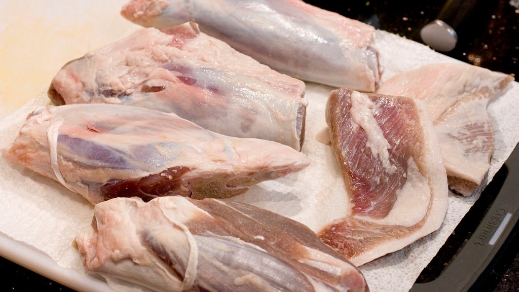 Surowa goleń jagnięca (samo mięso, II klasa mięsa)