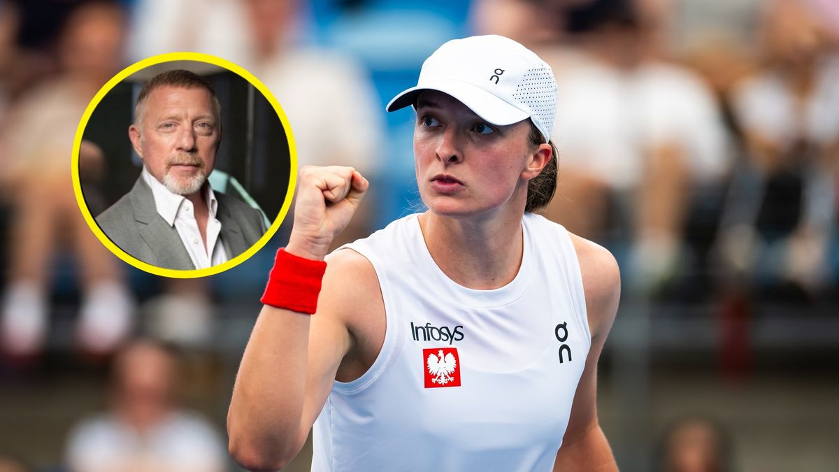 Getty Images / Robert Prange / Na zdjęciu: Iga Świątek i Boris Becker