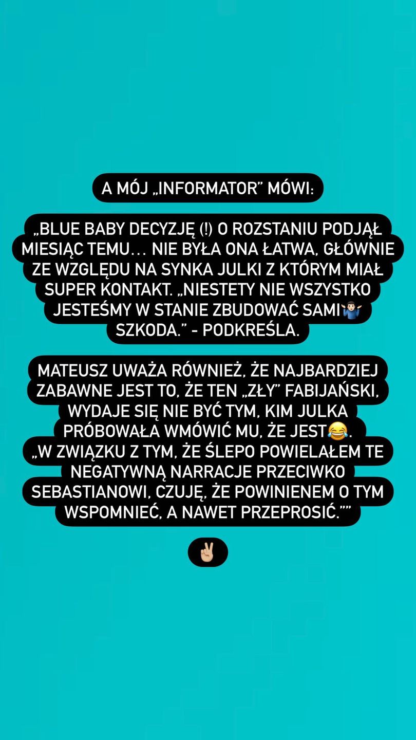Były chłopak Maffashion komentuje w sieci ich rozstanie