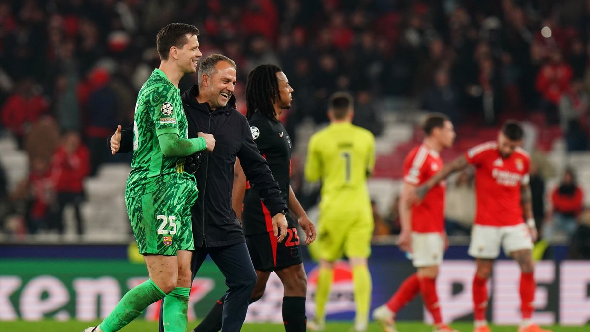 Getty Images / Gualter Fatia / Wojciech Szczęsny i Hansi Flick