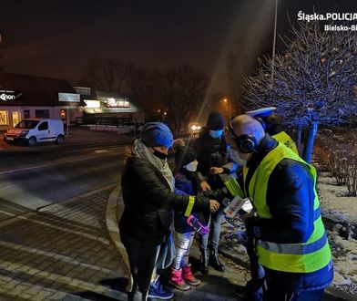 Bielsko-Biała. Odblask może uratować życie