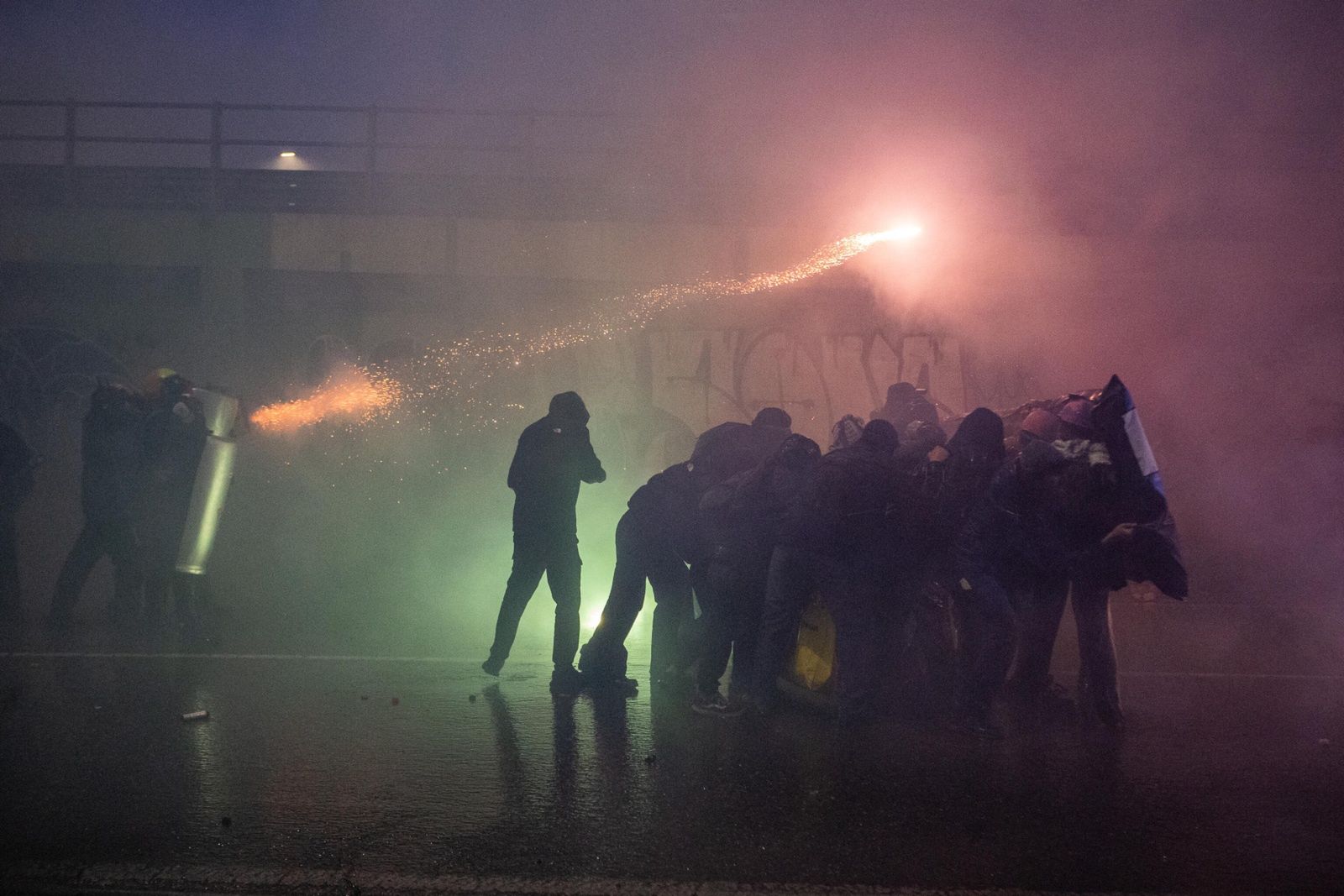 Starcia protestujących z policją