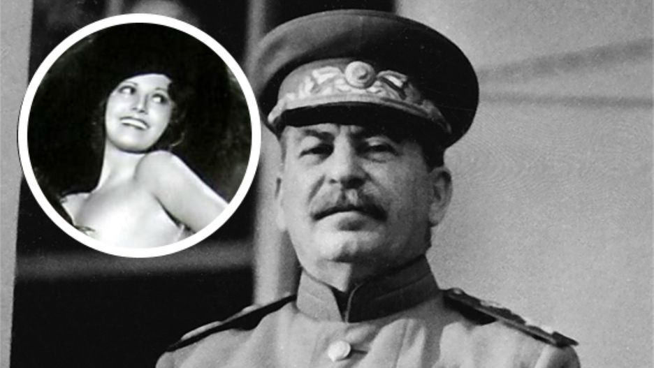Józef Stalin i amerykańska aktorka Doris McMahon, którą wódz ZSRR wyjątkowo cenił