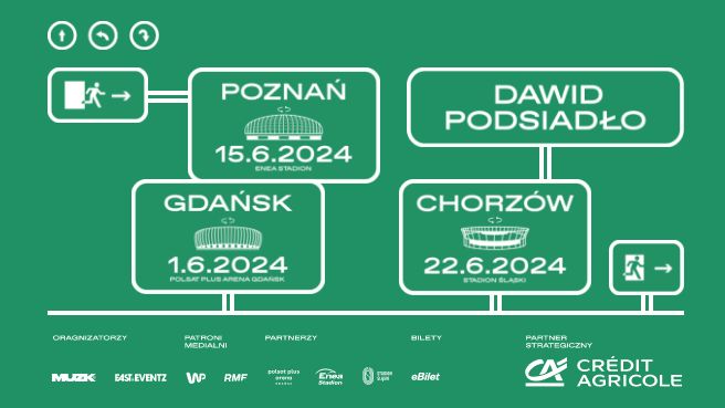 trasa koncertowa, Dawid Podsiadło