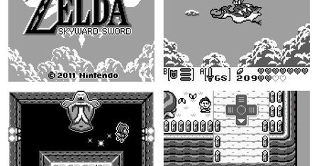 Czy Zelda: Skyward Sword na konsoli Game Boy wyglądałaby właśnie tak?