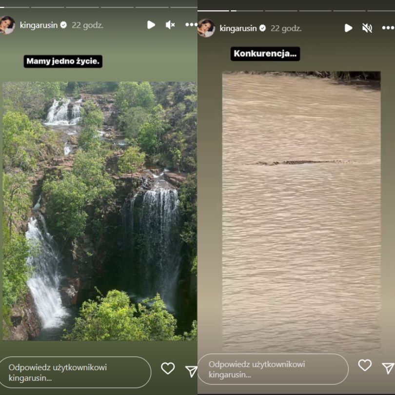 Kinga Rusin relacjonuje przygody w Australii