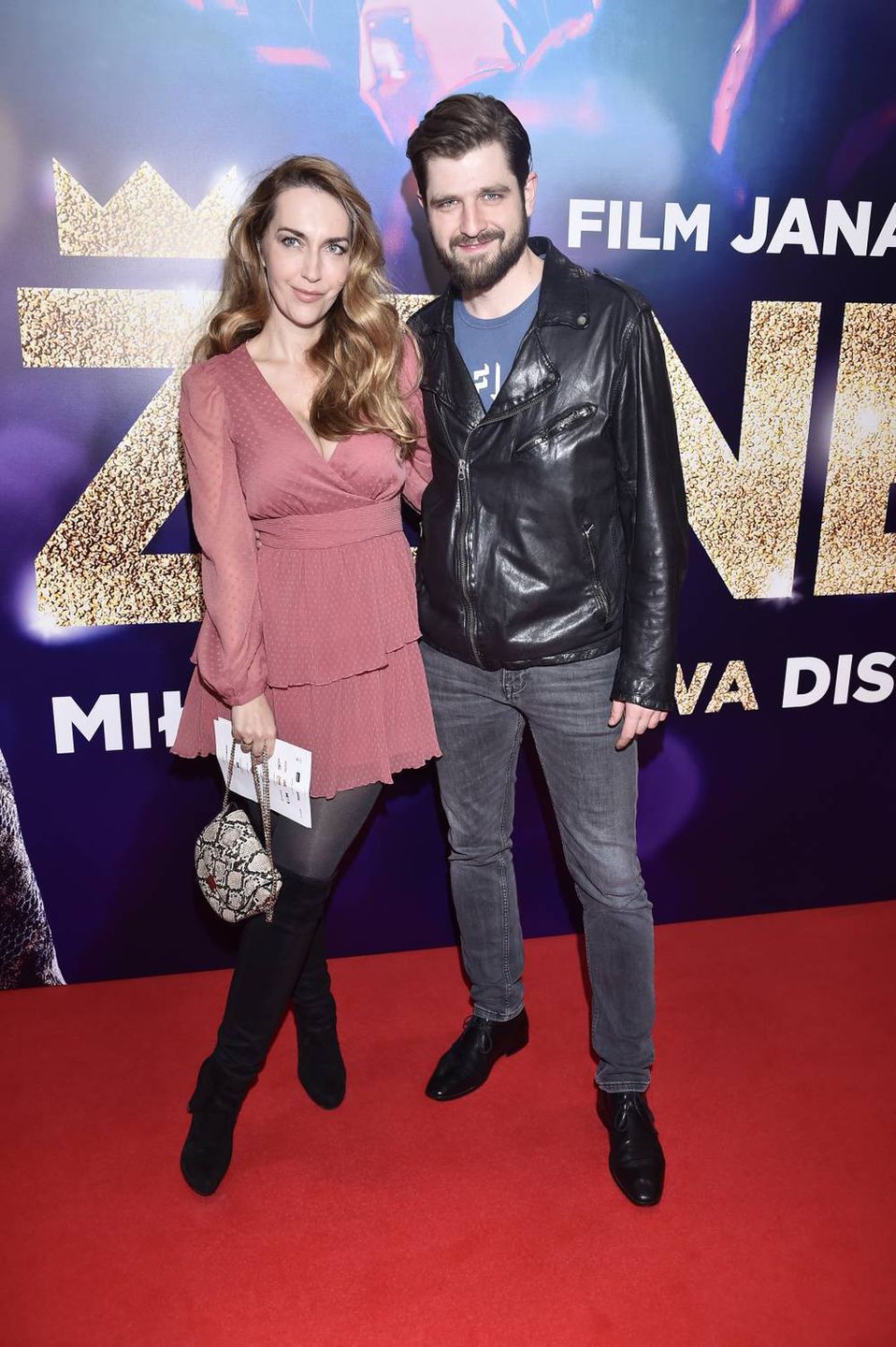 Magdalena Waligórska z mężem – premiera filmu ZENEK