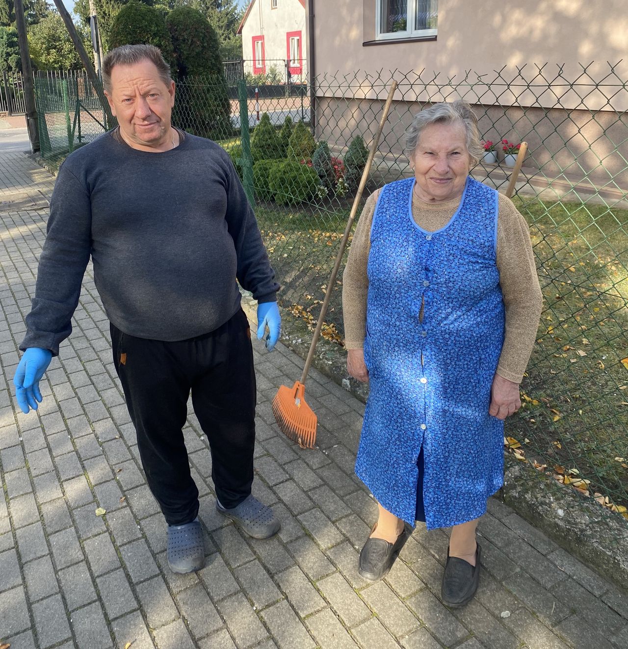 Mieszkańcy Jeruzala cieszą się ze zmian. Na zdjęciu Kazimiera Kublik i jej syn Wiesław. 