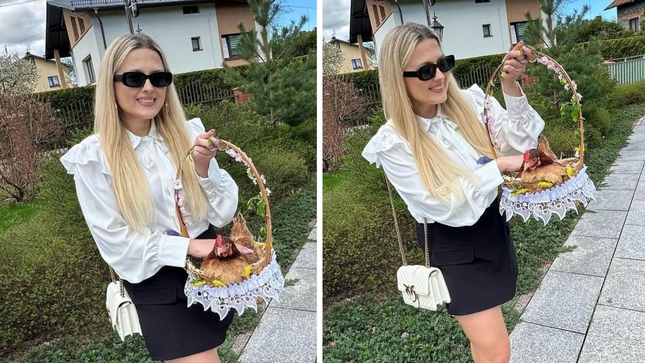 Gosia Andrzejewicz wybrała się do kościoła z kurą. Tak zareagował na to ksiądz