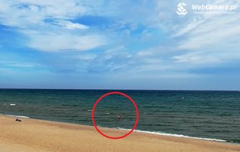 Była 13:21. Taki widok na plaży we Władysławowie