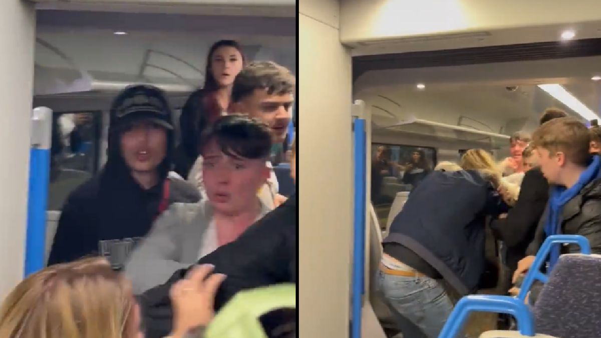 W pociągu wszczęto awanturę.