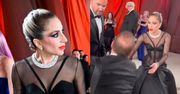 Oscary 2023. Lady Gaga RATUJE fotoreportera na szampańskim dywanie! Doszło do wypadku (WIDEO)