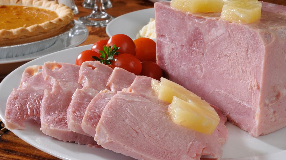 Szynka krojona w puszce