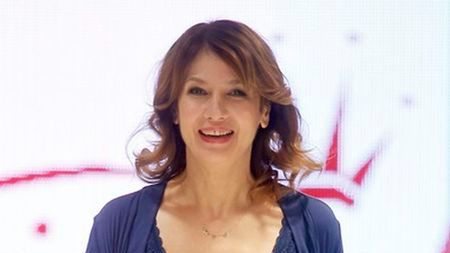 Aktorka pojawiła się na pokazie w roli modelki