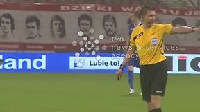 ‪Burza przerwała mecz Widzew - Piast‬