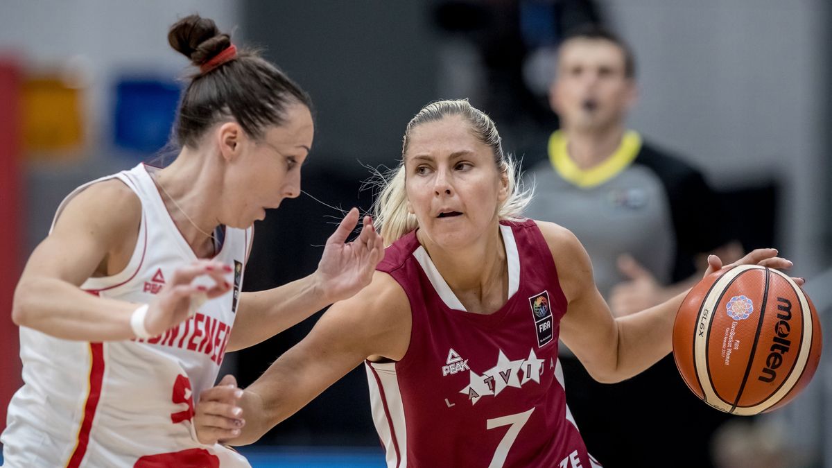 Elina Babkina podczas Women EuroBasket 2017