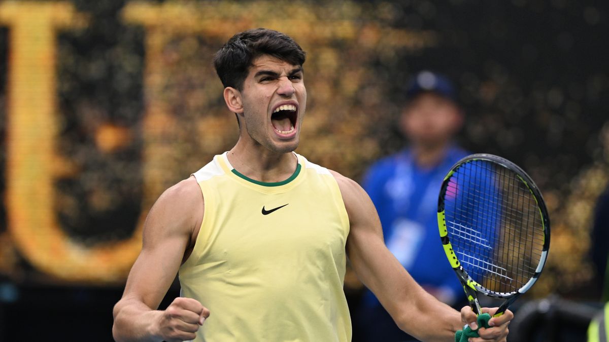 PAP/EPA / James Ross / Na zdjęciu: Carlos Alcaraz