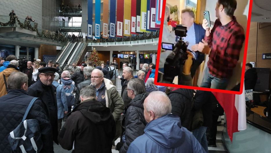 Dziennikarze TVP Info nadają w sieci. Wdarli się do gabinetu prezesa