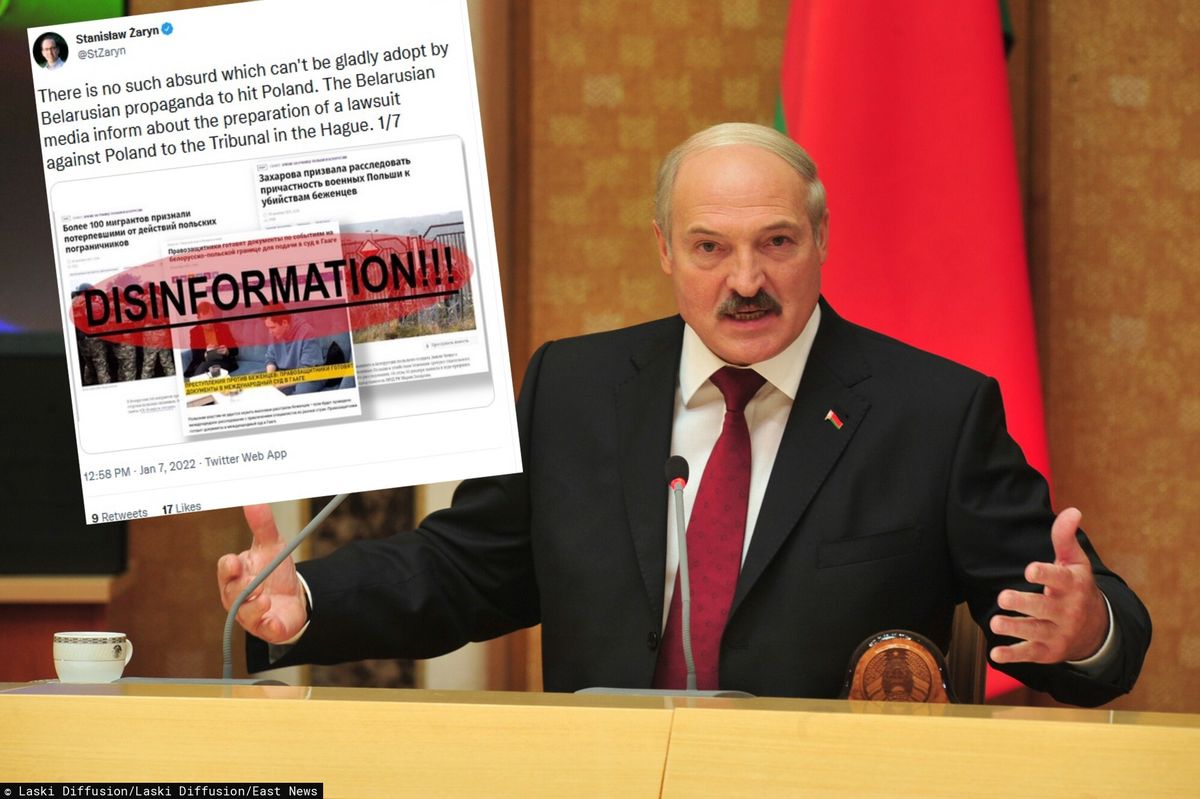 Białoruskie media o pozwie przeciwko Polsce do Trybunału w Hadze
