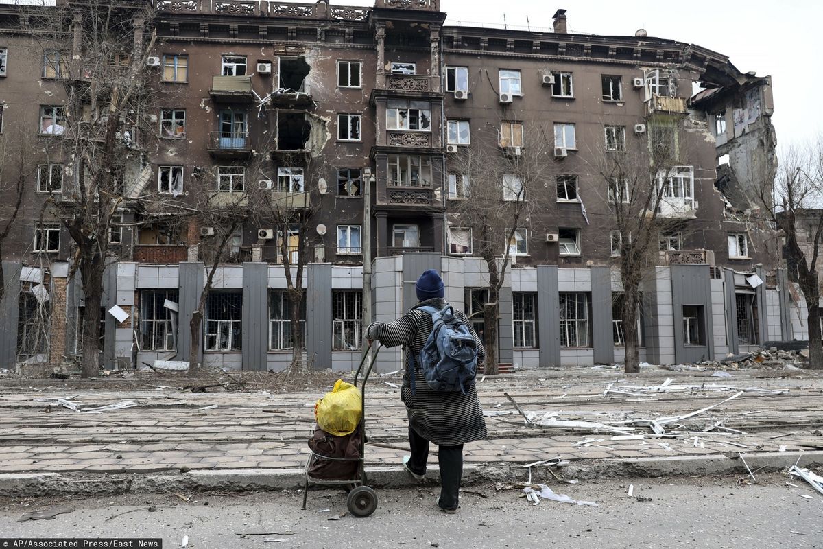 23-latka pojechała samochodem do Mariupola. "Apokalipsa"  (AP Photo/Alexei Alexandrov)
AP