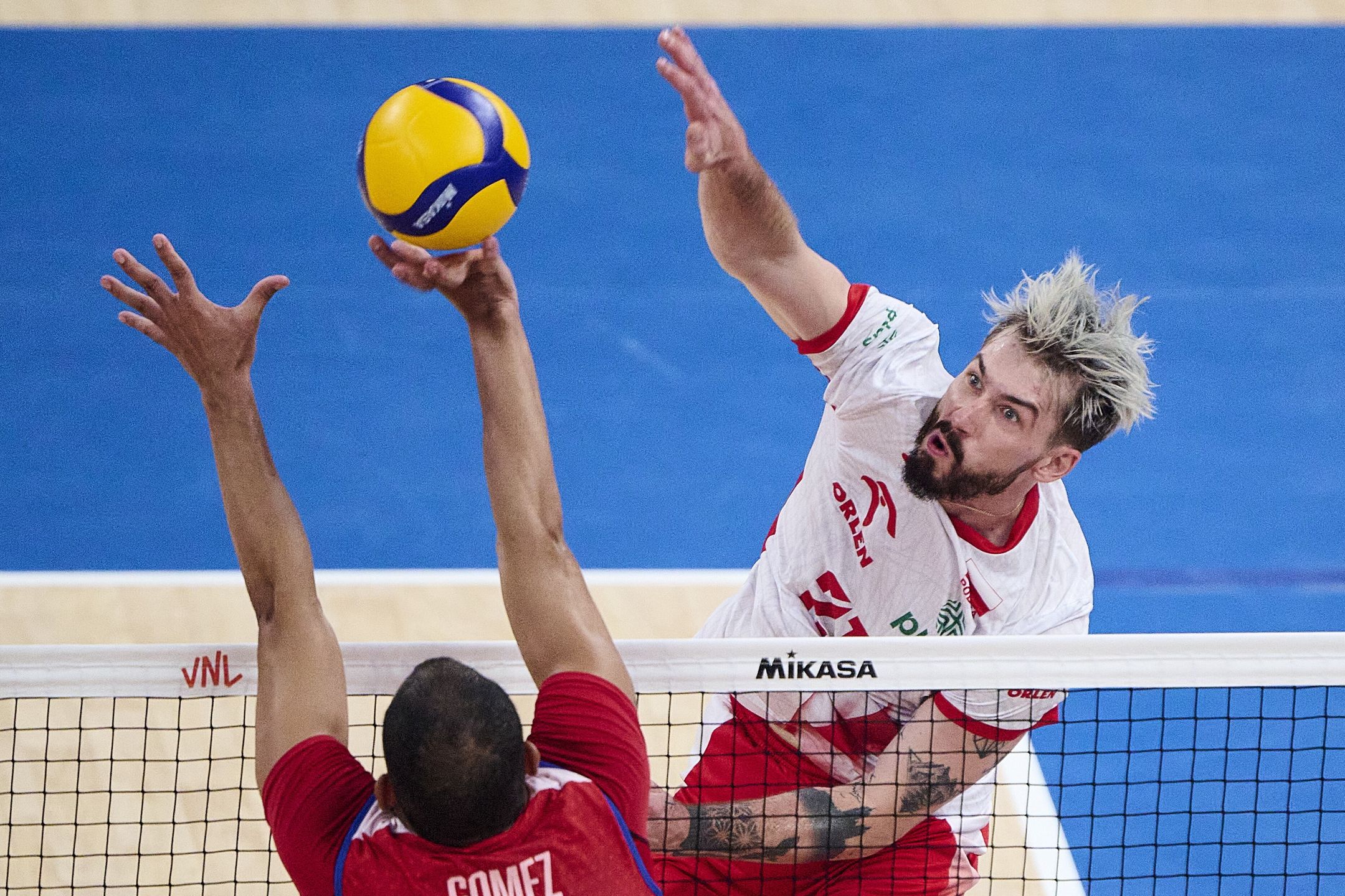 Tomasz Fornal w meczu z Kubą