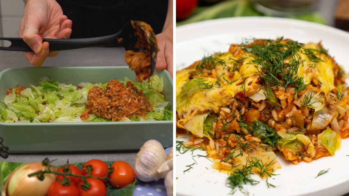 Zapiekanka gołąbkowa