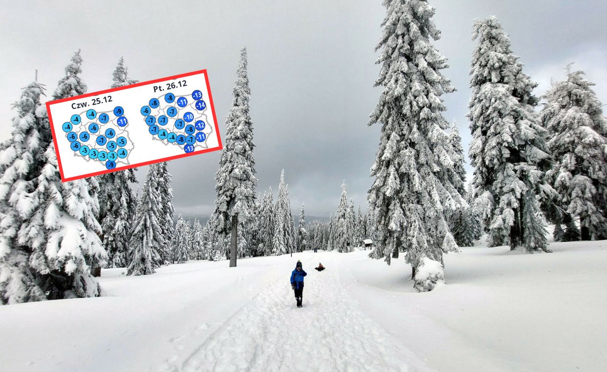 Zwrot w pogodzie. Zobacz, gdzie możliwy dwucyfrowy mróz na święta