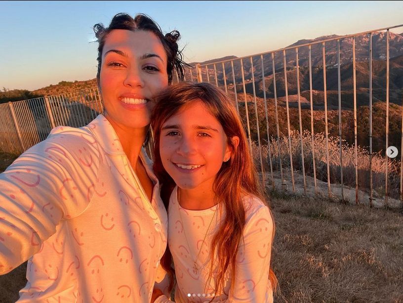 Kourtney Kardashian z córką