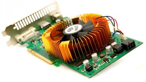 GeForce 9600GT w wersji zielonej 1