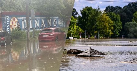 Chaos w Zagrzebiu. Fekalia na ulicach. Wodotryski ze studzienek