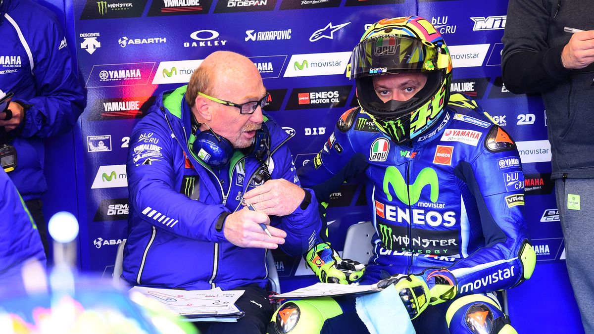 Zdjęcie okładkowe artykułu: Materiały prasowe / Michelin / Valentino Rossi w boksie