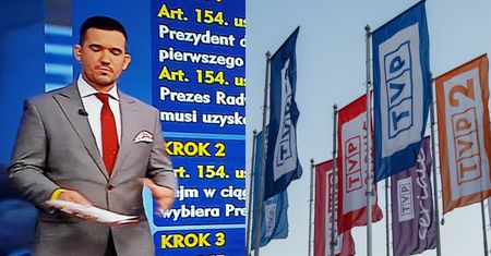 Kompromitująca wpadka na antenie TVP. Internauci grzmią: "Miliardy dotacji z budżetu państwa to za mało?" (FOTO)