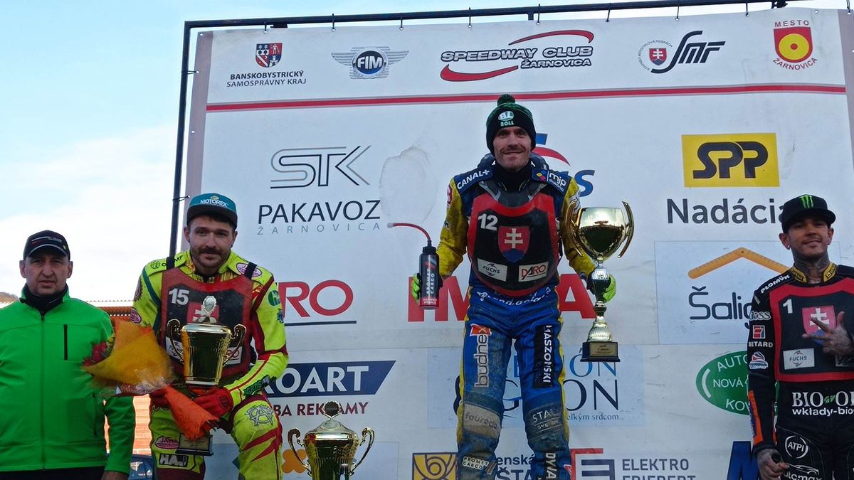 Podium mistrzostw Słowacji