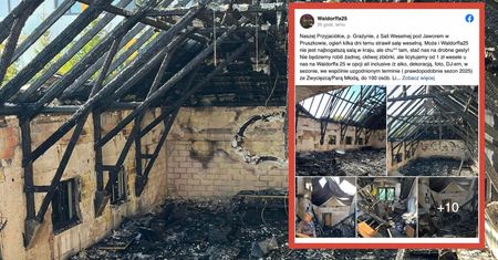 Spłonęła sala weselna w Pruszkowie. Niesamowite, co zrobili ludzie
