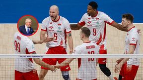 Nie zgadniesz, kogo "przyłapano" na trybunach podczas meczu polskich siatkarzy