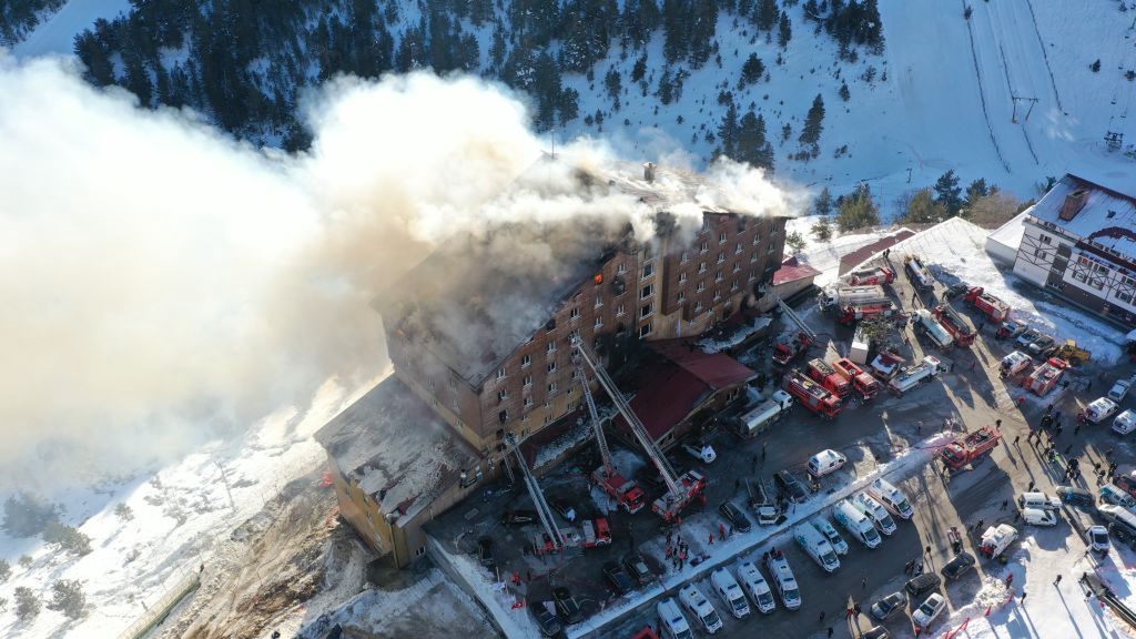 Brandkatastrophe im Skizentrum Kartalkaya: Zehn Todesopfer