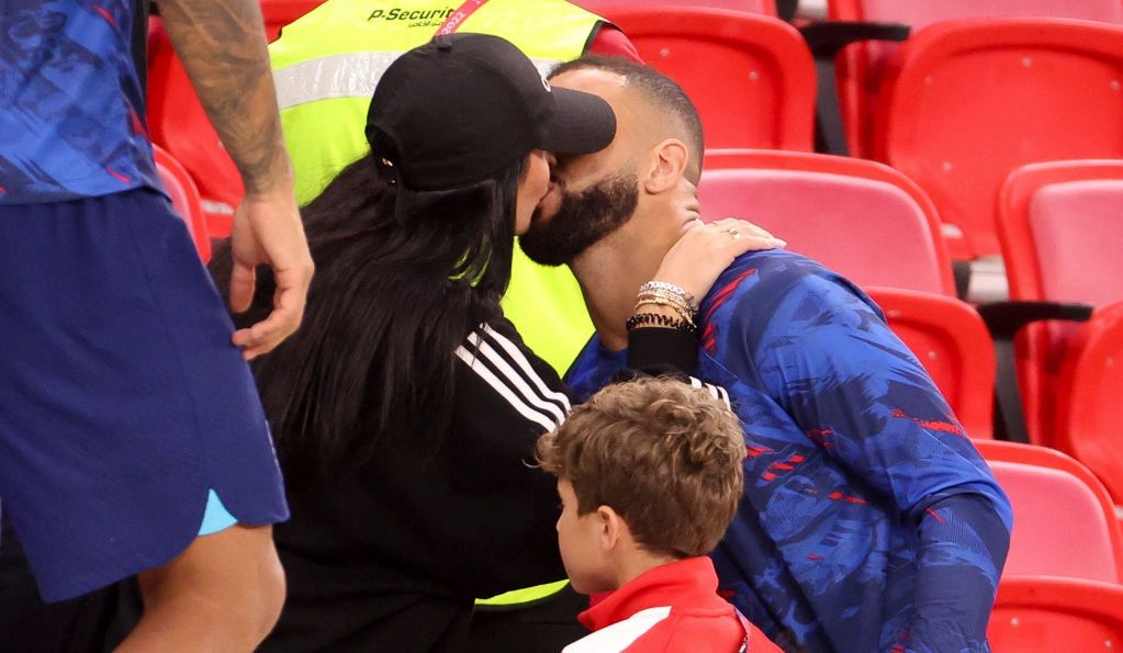 In the photo: Kyle Walker and his wife Annie Kilner