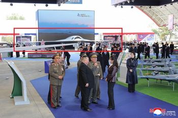 Pierwszy taki pokaz w historii. Kim Dzong Un ujawnił superdrona KRLD